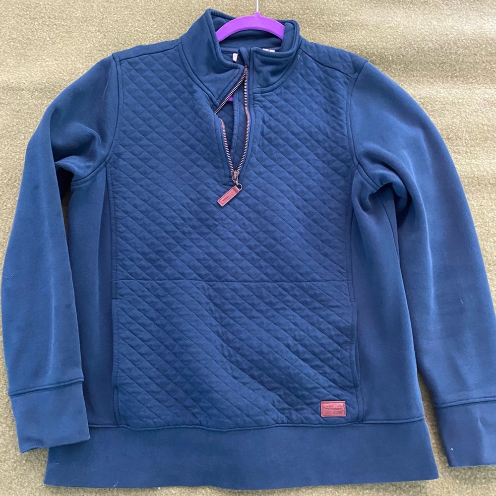 LL Bean quarter zip quilted pullover